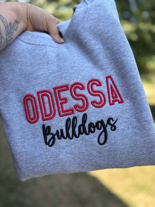 Puff Embroidered Crewneck